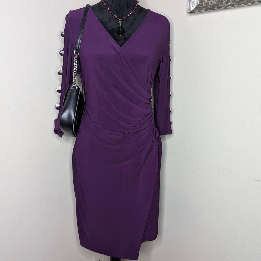 Purple cocktail dress small